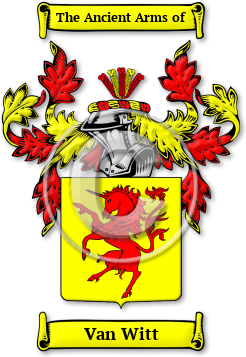Van Witt Family Crest Download (jpg) Legacy Series - 150 DPI